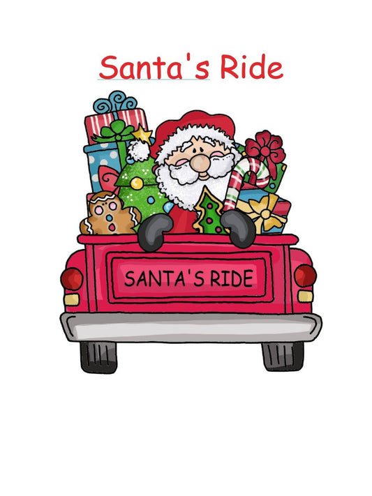 Santa's Ride Toddler T-shirt - Short Sleeved