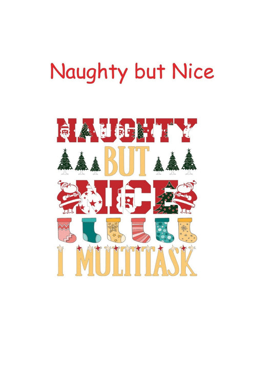 Naughty but Nice Toddler T-shirt - Short Sleeved