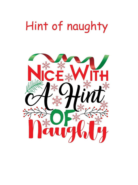 Hint of Naughty Toddler T-shirt - Short Sleeved