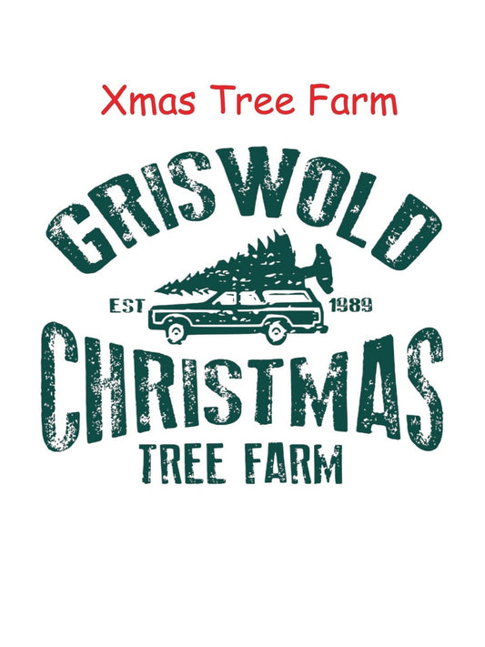 Xmas Tree Farm Kids T-shirt - Short Sleeved