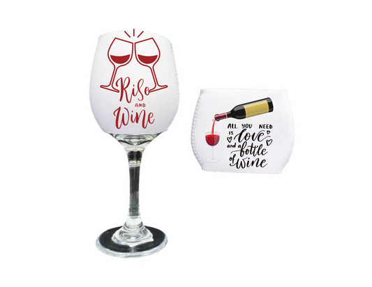 Wine Glass Sleeve - set of two