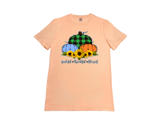 Grateful Pumpkins T-shirt - Short Sleeved